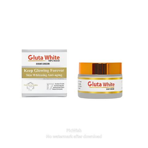 Gluta White Night Cream Extreme Strong Whitening And Anti-aging Night Cream